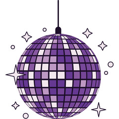 Disco Ball Vector Illustration