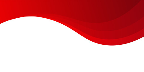Red Abstract Wave Background with Modern Layered Curves.vector ilustration eps10