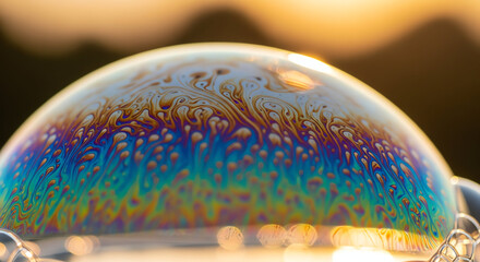 Bubble Rainbow Pattern