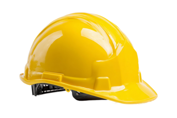 Hard hat safety helmet isolated on transparent background