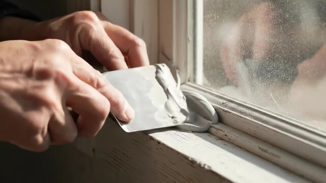 Window Caulking for Improved Insulation and Energy Efficiency