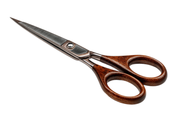Office scissor isolated on transparent background