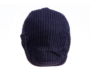 Newsboy cap or Flat cap hat isolated on a white background