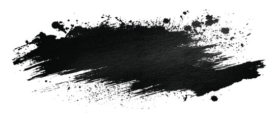 Grungy hand drawn brush stroke background design with smear drip scratch and textured background.