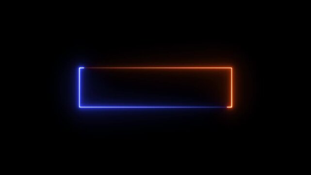 Neon minus icon animation. Glowing mathematics calculating sign symbol motion. representing digital math icon 4k video footage.