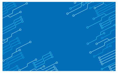 ブルーデジタルネットワーク回路デザイン