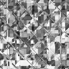 クリスタルの幾何学的グリッドパターン背景素材