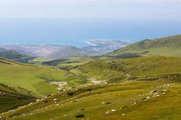 Tianshan Mountains in Kyrgyzstan
