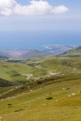 Tianshan Mountains in Kyrgyzstan