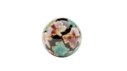 Oval gemstone with vibrant multicolored inclusions on black background