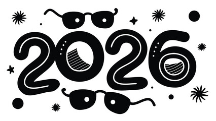 vector, sign, symbol, illustration, design, love, icon, art, drawing, set, heart, cartoon happy new year 