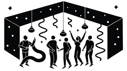 silhouette of a girl dancing evolution silhouette people dance woman vector dancing illustration design icon 