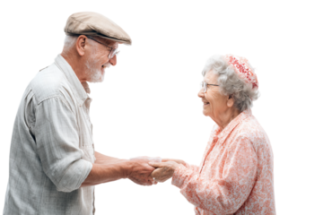 helping hands volunteer isolated on transparent background