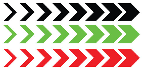 Chevron Arrow Set Icon 3D Digital Design for Apps Games and UI Elements