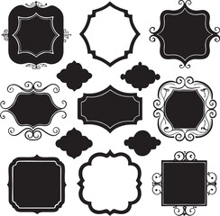 set of vintage frames