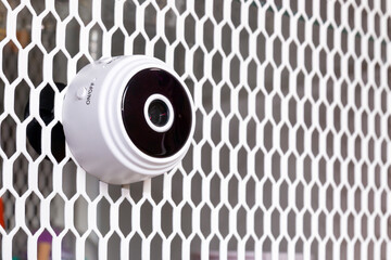 Spy cameras or spy cameras hidden in secret corners of the house, property protection and security technology