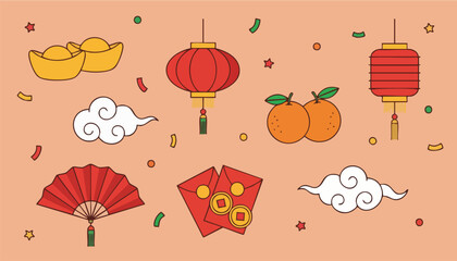 Asian Cultural Symbols and Decorations