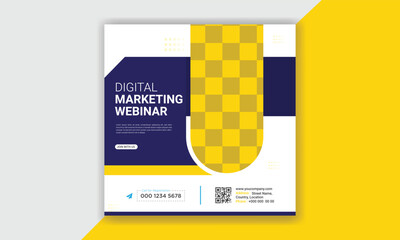 Social media post template. Digital Marketing banner collection. Home sale banner design. Promotional leaflet banner.