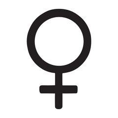 Female Symbol icon or logo isolated sign symbol vector illustration - high quality black style vector icons