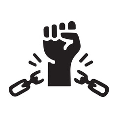 Freedom icon or logo isolated sign symbol vector illustration - high quality black style vector icons