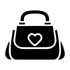 Handbag icon or logo isolated sign symbol vector illustration - high quality black style vector icons