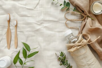 Eco-friendly sustainable zero waste hygiene personal care essentials