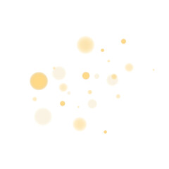 Golden stardust PNG with floating glitter particles, warm glowing bokeh, and festive sparkle dust suitable for holiday invitations, New Year banners, and transparent winter design projects
