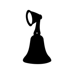 Black Silhouette of a Vintage Desk Lamp with Adjustable Light Head