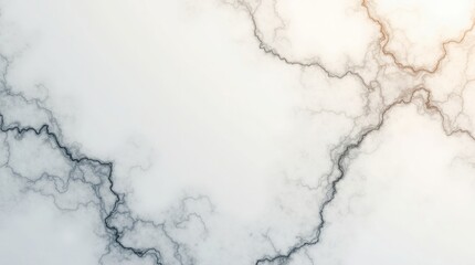 Obraz premium White marble with dark grey and copper veins image