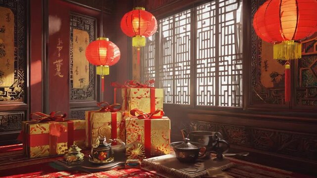 Gifts for the Chinese New Year.