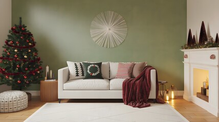 living room with a sofa