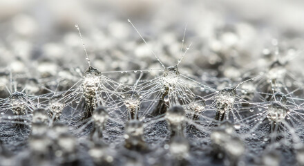Obraz premium Dandelion Seed Web