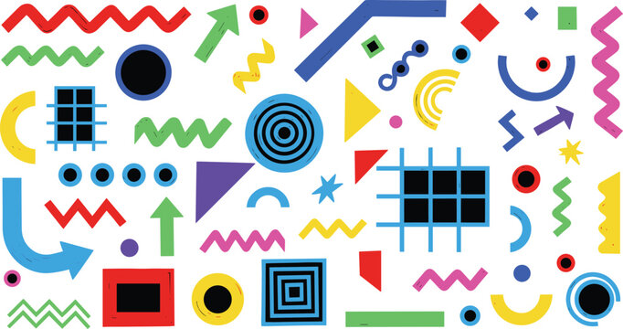 80S Geometric Shapes Images – Browse 207,151 Stock Photos, Vectors, and ...
