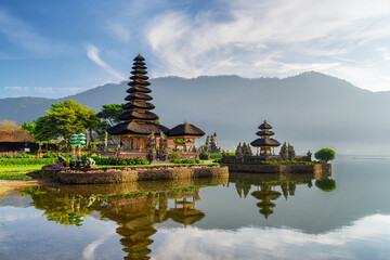 Pura Ulun Danu Beratan (Pura Bratan) in Bali, Indonesia