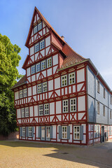 Typical half-timbered house in Duderstadt, for which this town is famous
