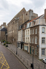 Maisons historiques en briques dans la vieille ville médiévale de Bruges, Belgique. Province de Flandre occidentale, Belgique. Paysage urbain de Bruges.