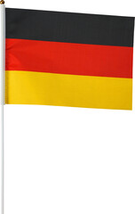 German flag on white background