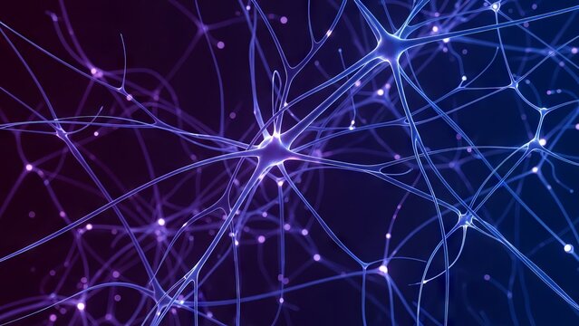 Intricate Network of Glowing Neurons in Deep Space