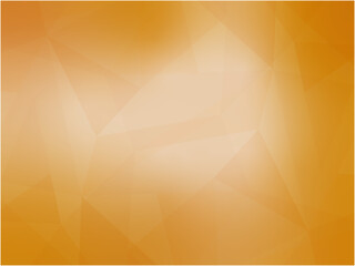 Warm orange gradient polygonal abstract background