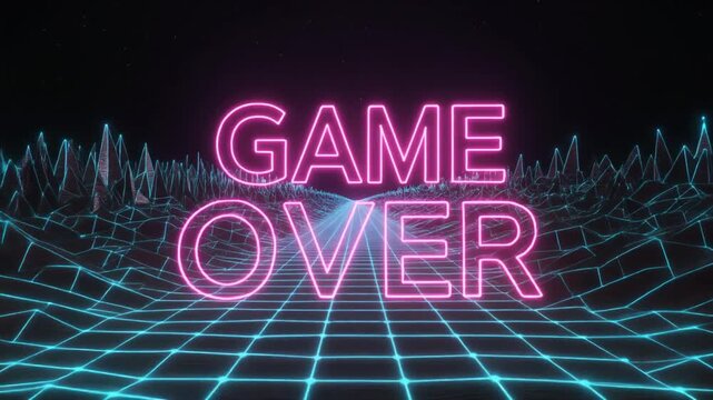 Neon open sign glowing brightly at night