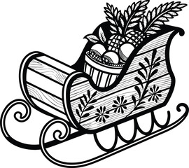 Abstract wooden texture silhouette design