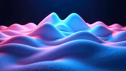 Obraz premium Pink blue gradient ripple abstract art background image