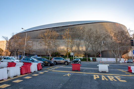 Santiago Bernabeu stadium of FC Real Madrid, Spain
