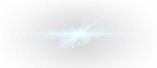 A glowing sky-blue stripe flows gently, forming a soft radiant path that highlights delicate details. PNG