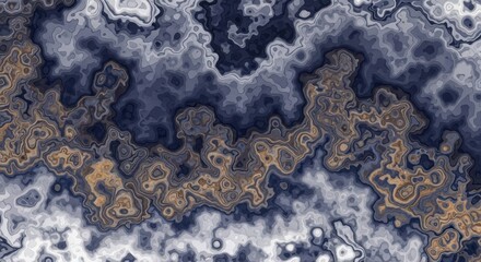 Organic abstract pattern with flowing shapes and fluid movement