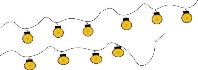 Vector illustration of an autumn leaf and abstract background with headphones and a heart necklace decoration object