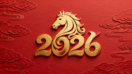 2026 Year of the Horse Font Images

