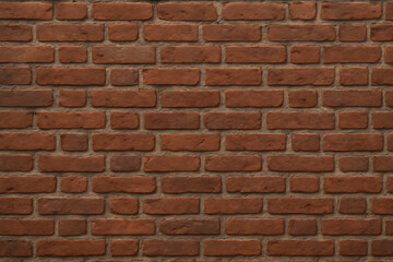 Obraz premium Red brick wall texture background pattern.