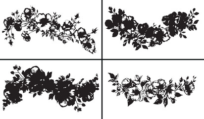 Botanical branches illustration, leaves and twigs art, nature foliage drawing, garden leaf pattern, plants branches vector, organic twigs design, leaf sketch artwork, elegant nature decor, hand drawn 