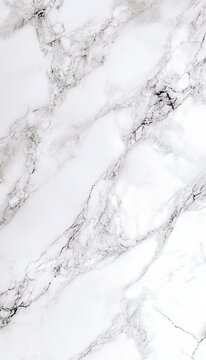 Fototapeta Elegant Opulent White Marble Surface with Intricate Veining Patterns and Minimalist Aesthetic Design